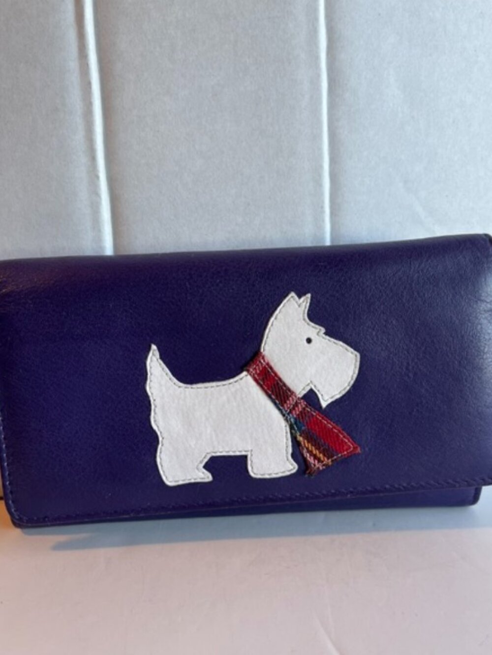 Mala Scottie dog leather wallet.
